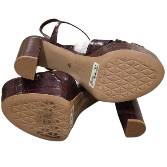 Schutz Keefa Sandal in Merlot Wine – EUC Size 10 - Picture 4 of 9